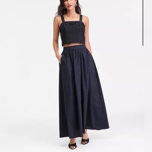 INC International Concepts Black Maxi Skirt